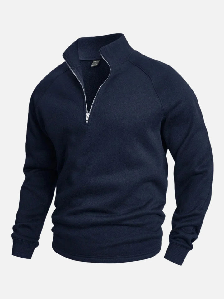 Elijah | Stylish Zip-Up Pullover Sweater