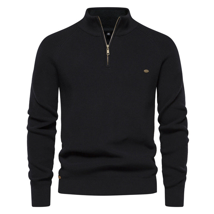 Ryan | Stylish Zip-Up Ribbed Sweater