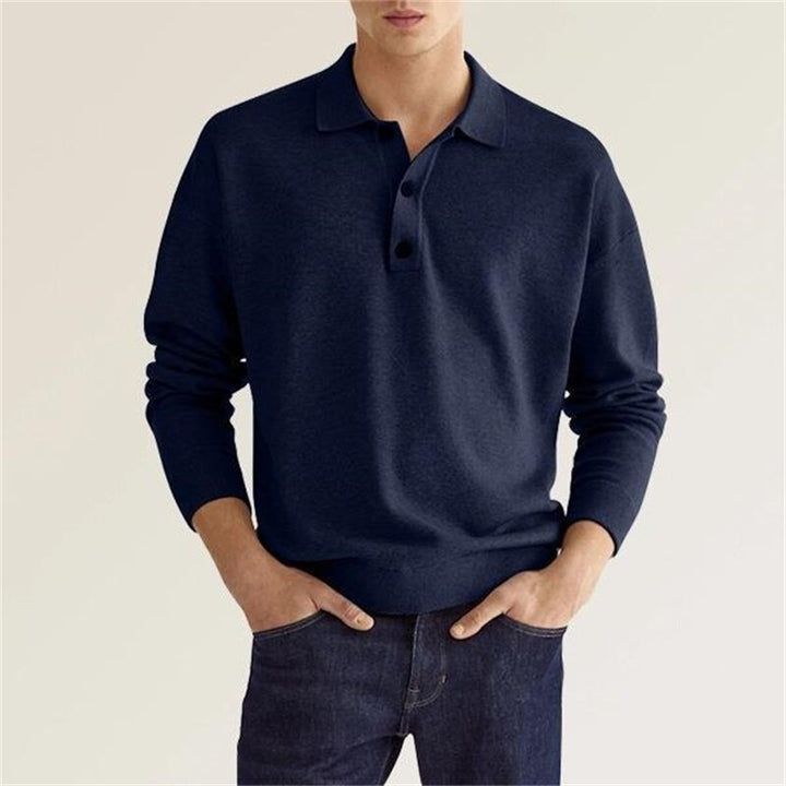Seth | Stylish Polo Sweater