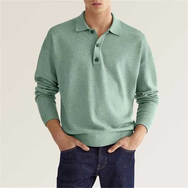 Seth | Stylish Polo Sweater