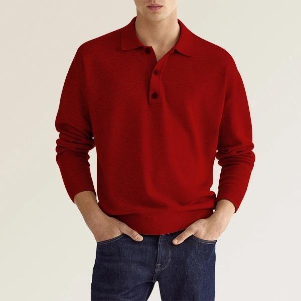 Seth | Stylish Polo Sweater
